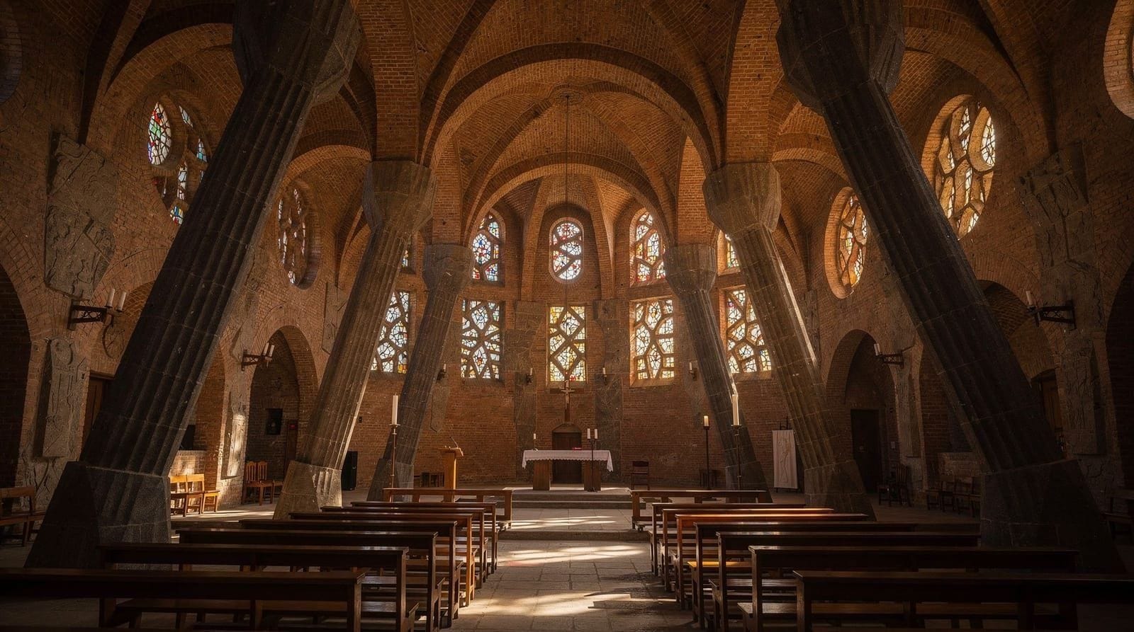 Barcelona: guided visit to Gaudí's crypt and Colonia Güell