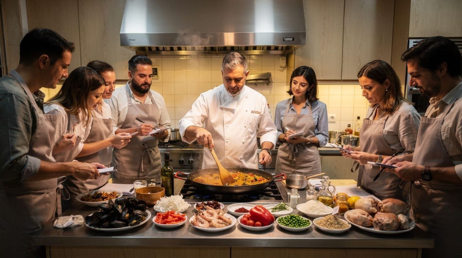Barcelona: Catalan paella cooking class