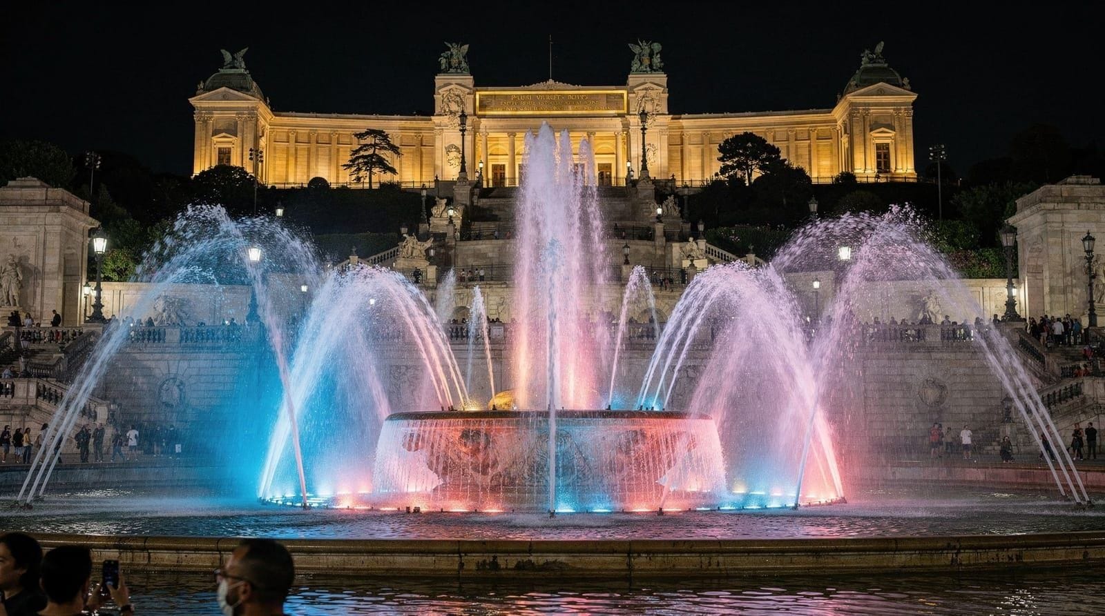 Barcelona: cable car sky views, magic fountain and castle visit