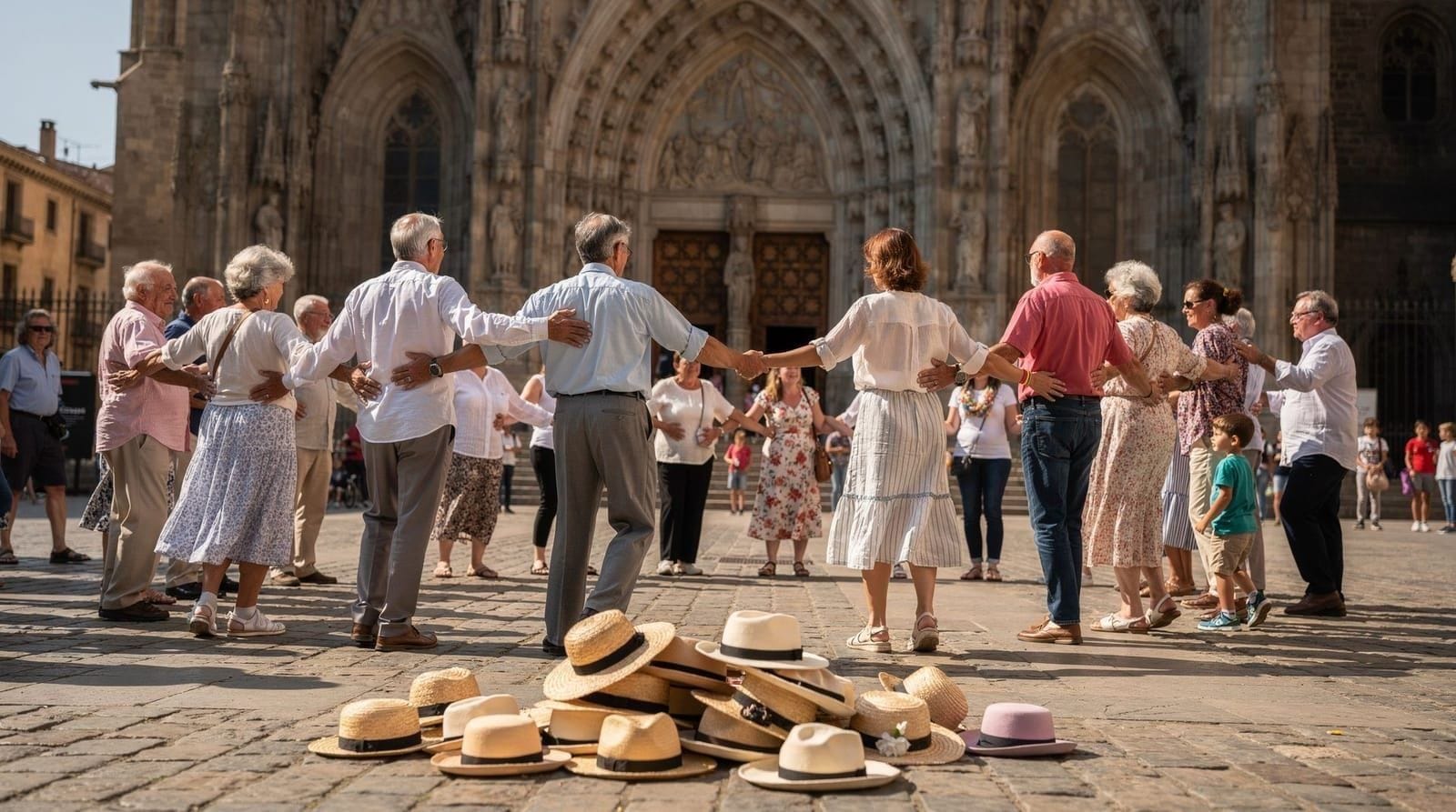 Sardana dance: Catalonia's circle dance explained — The sardana is Catalonia's traditional circle dance — free, outdoors, open to an