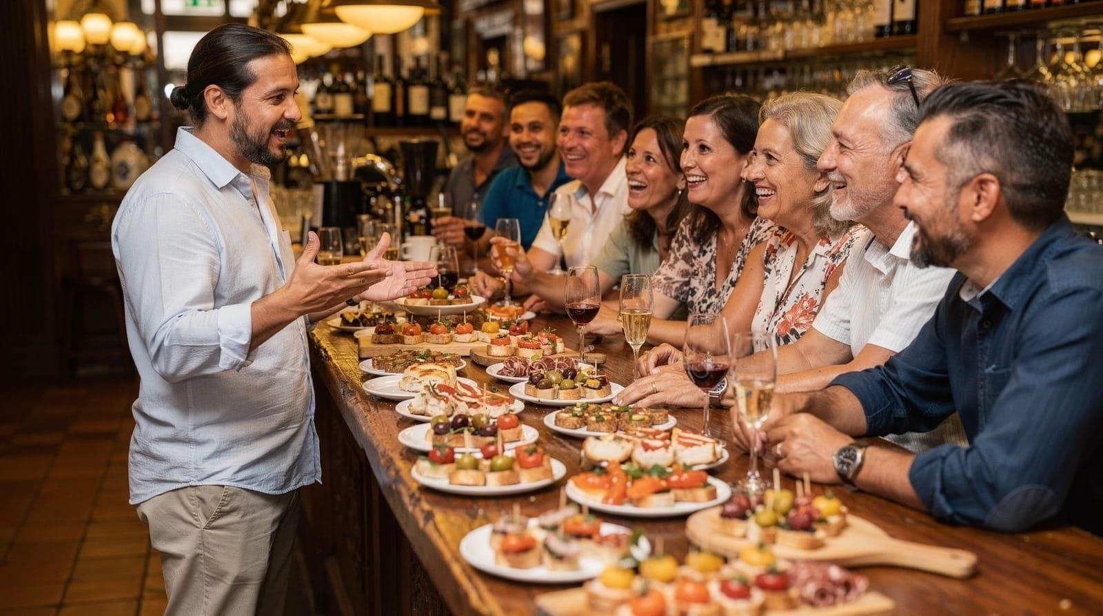 Food & drink — Tapas tours, paella cooking classes, La Boqueria market walks, vermouth and Cata